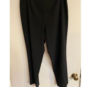 Etcetra Black Cropped Pants Size 12